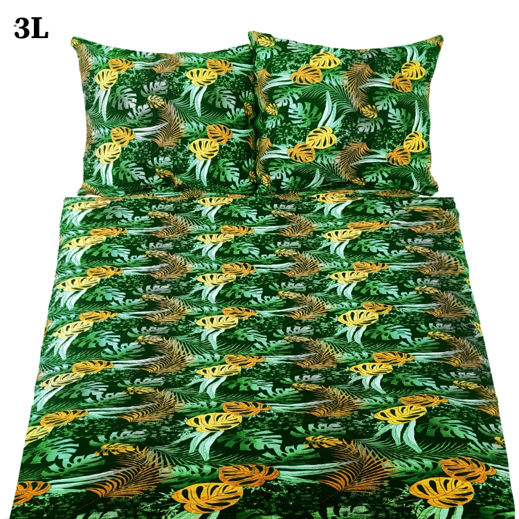 Pościel z Kory Lilia Wytrzymała- Zielona monstera 3L